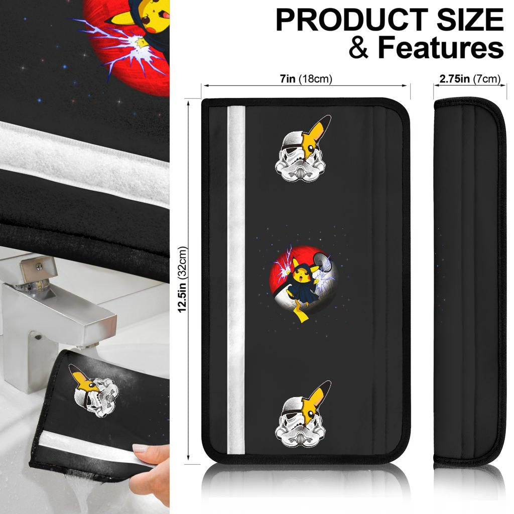 Pokemon Anime Seat Belt Covers Cute Pikachu Cosplay Star Wars Characters Poke Ball Belt Covers