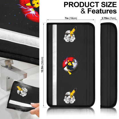 Pokemon Anime Seat Belt Covers Cute Pikachu Cosplay Star Wars Characters Poke Ball Belt Covers