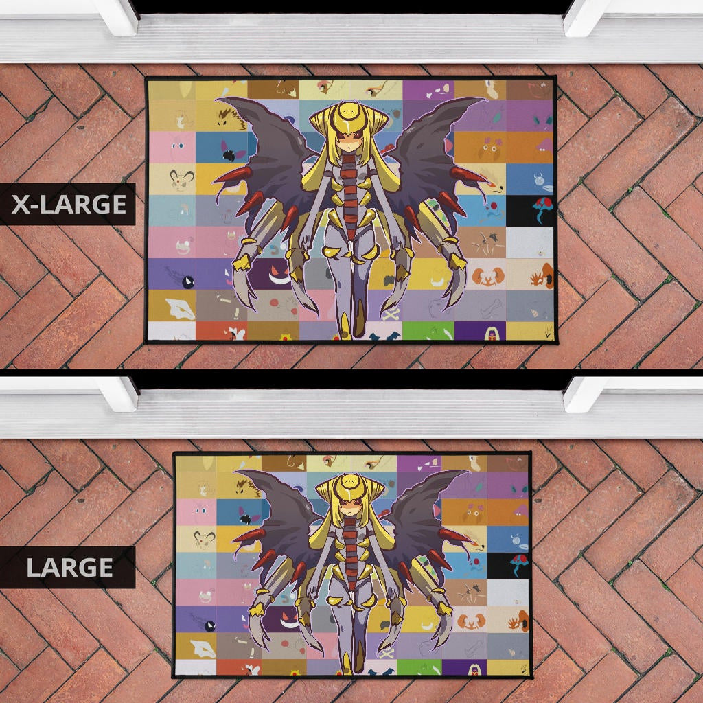 Pokemon Anime Door Mat - Pokemon Girl Legendary Giratina Door Mat Home Decor