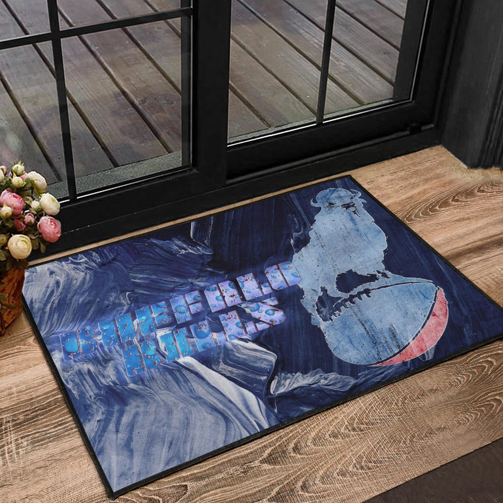 Buffalo Bills American Football Team Door Mat Proud Buffalo Standing On Rugby Ball Painting Door Mat Home Decor