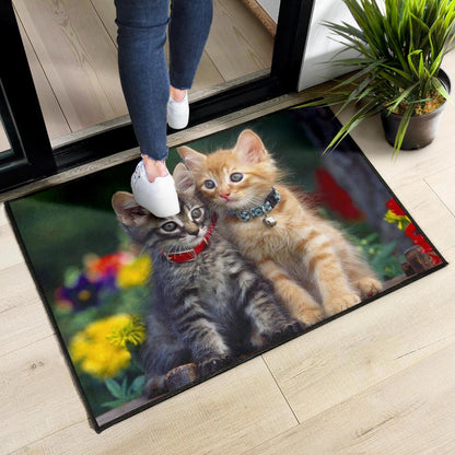 Cute Cat Door Mats