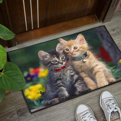 Cute Cat Door Mats
