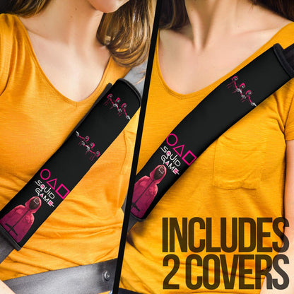 Squid Game Movie Seat Belt Covers Squid Worker Spy Attacked By Others Artwork Belt Covers