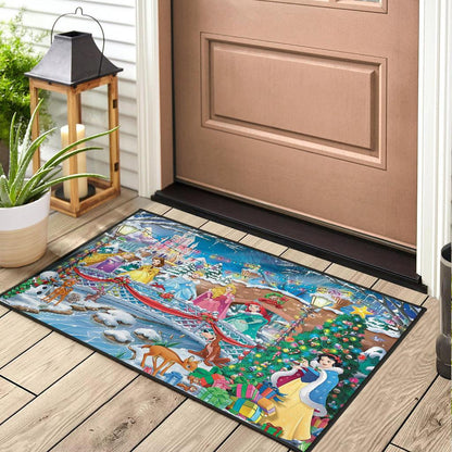Disney Princess Christmas Door Mats