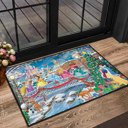 Disney Princess Christmas Door Mats