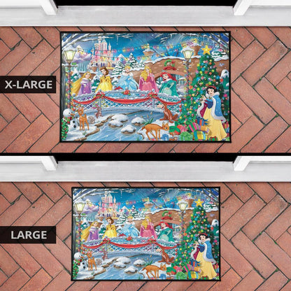 Disney Princess Christmas Door Mats