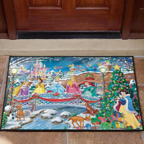 Disney Princess Christmas Door Mats