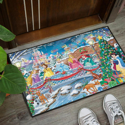 Disney Princess Christmas Door Mats