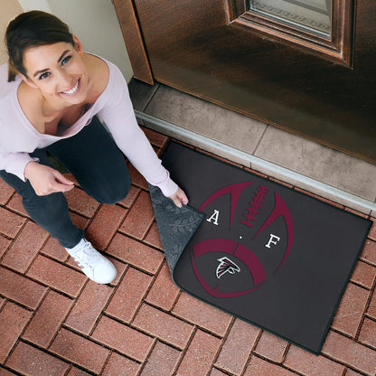 American Football Team Door Mat - Atlanta Falcons A.F Minimalist Rugby Door Mat Home Decor