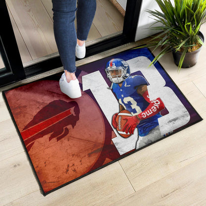 Buffalo Bills American Football Team Door Mat Blue Strongest Buffalo Fighting Est 1960 Text Door Mat Home Decor