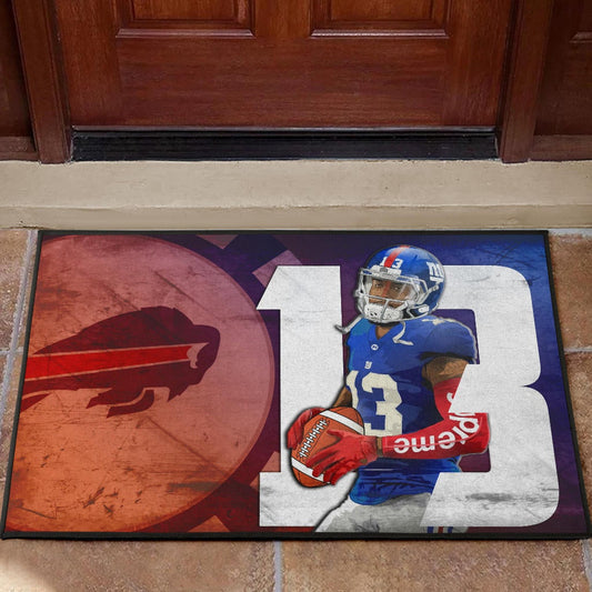 Buffalo Bills American Football Team Door Mat Blue Strongest Buffalo Fighting Est 1960 Text Door Mat Home Decor