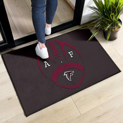 American Football Team Door Mat - Atlanta Falcons A.F Minimalist Rugby Door Mat Home Decor