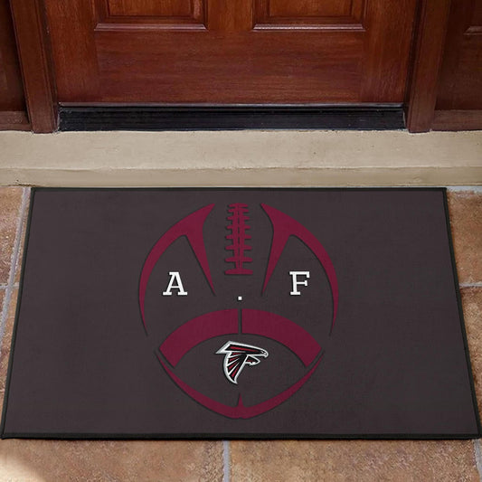 American Football Team Door Mat - Atlanta Falcons A.F Minimalist Rugby Door Mat Home Decor