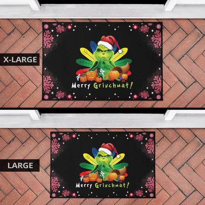 Christmas Door Mat | Merry Grinchmat Pumpkin Vegetables Pink Snowflake Door Mat Home Decor NA100404