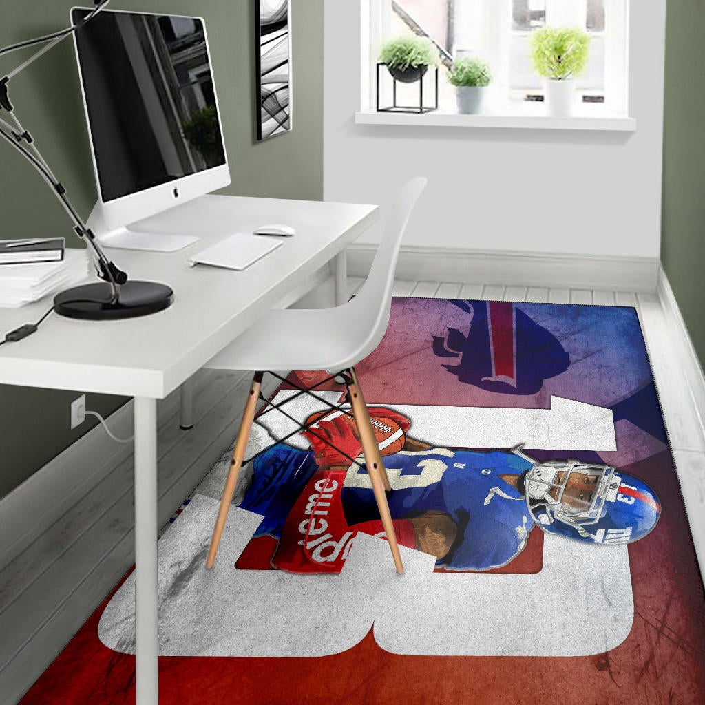 Buffalo Bills American Football Team Area Rug Blue Strongest Buffalo Fighting Est 1960 Text Rugs Home Decor