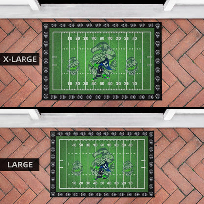 American Football Team Door Mat - Seattle Seahawks Muscle Marvin The Martian 12 Door Mat Home Decor