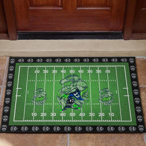 American Football Team Door Mat - Seattle Seahawks Muscle Marvin The Martian 12 Door Mat Home Decor