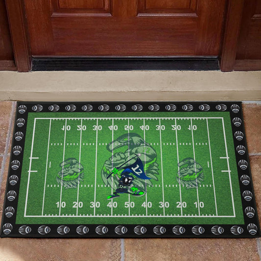 American Football Team Door Mat - Seattle Seahawks Muscle Marvin The Martian 12 Door Mat Home Decor