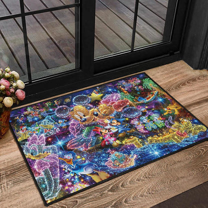 Disney Stained Art 1 Door Mats