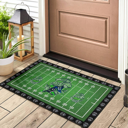 American Football Team Door Mat - Seattle Seahawks Muscle Marvin The Martian 12 Door Mat Home Decor