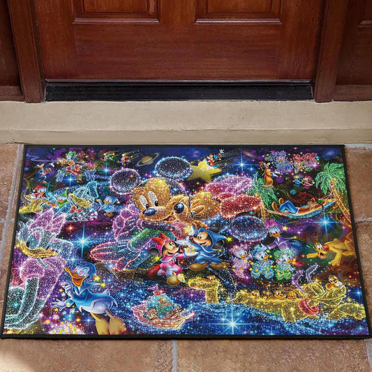 Disney Stained Art 1 Door Mats
