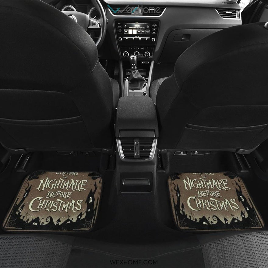 Nightmare Before Christmas Front And Back Car Mats 1