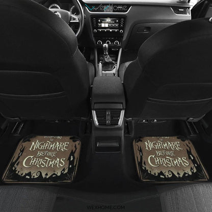 Nightmare Before Christmas Front And Back Car Mats 1