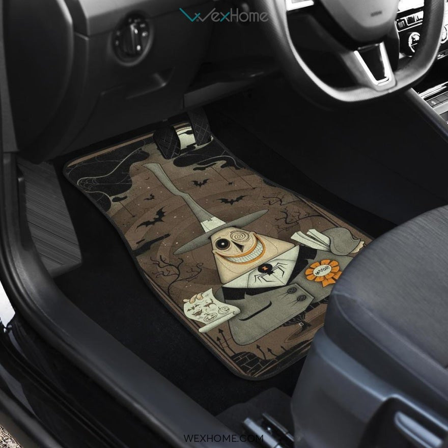 Nightmare Before Christmas Front And Back Car Mats 1