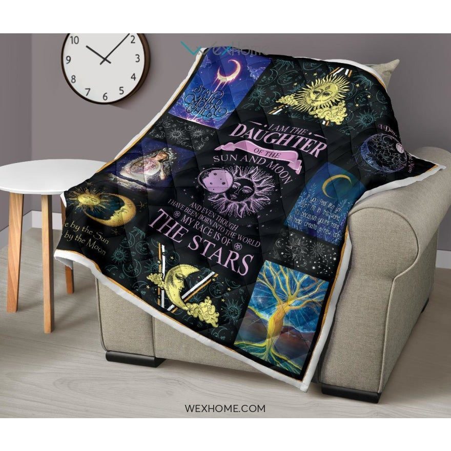 Daughter Of Sun And Moon Premium Quilt