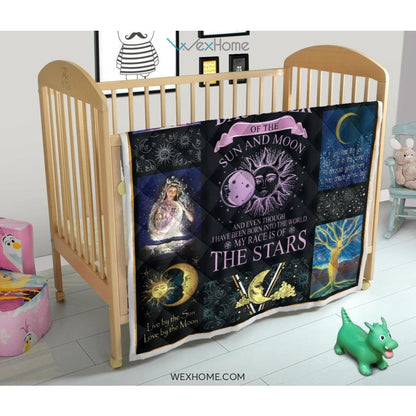 Daughter Of Sun And Moon Premium Quilt