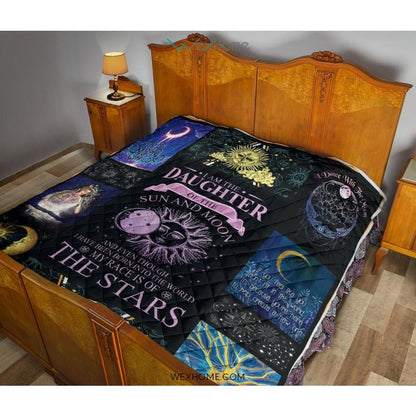Daughter Of Sun And Moon Premium Quilt