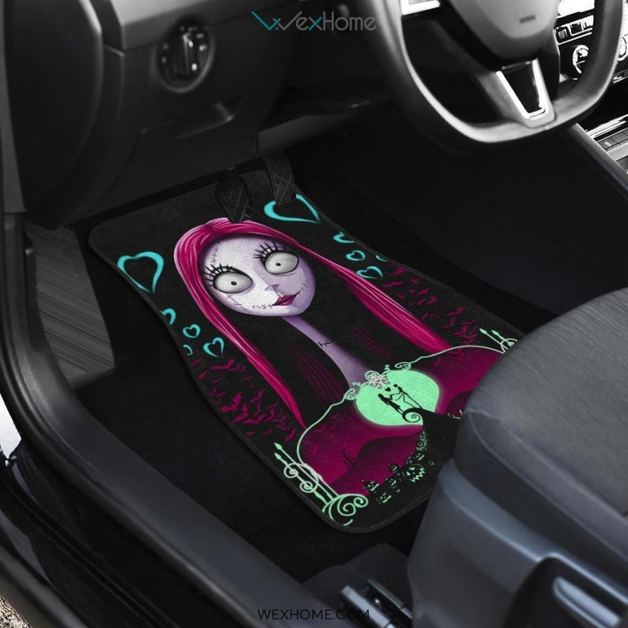 Jack And Sally Nightmare Before Christmas Front And Back Car Mats Best Car Gift 2021