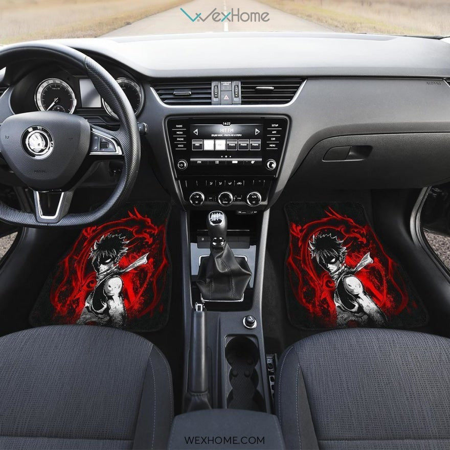 Natsu Dragneel Front And Back Car Mats