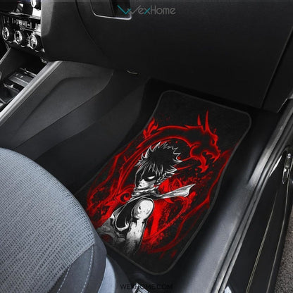 Natsu Dragneel Front And Back Car Mats