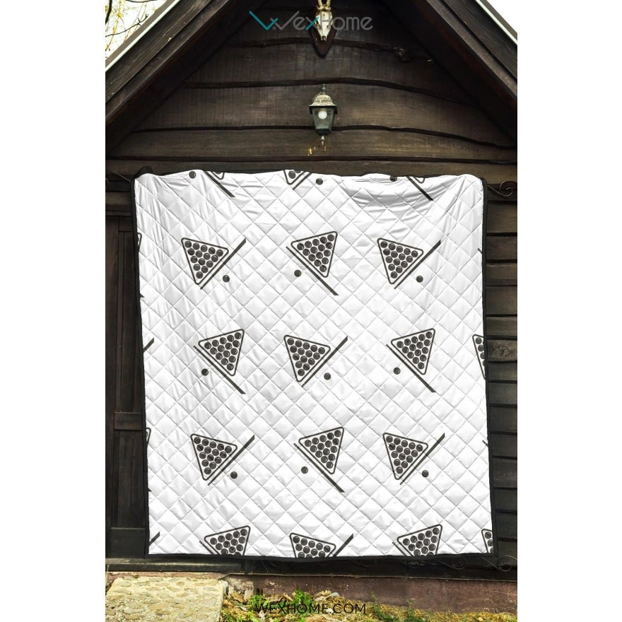 Billiard Ball Pattern Print Design 03 Premium Quilt