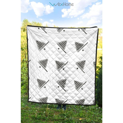 Billiard Ball Pattern Print Design 03 Premium Quilt