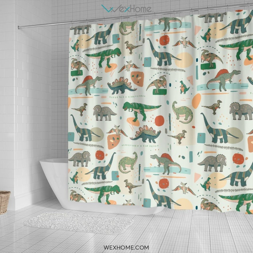 Dinosaur Shower Curtain