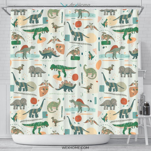 Dinosaur Shower Curtain