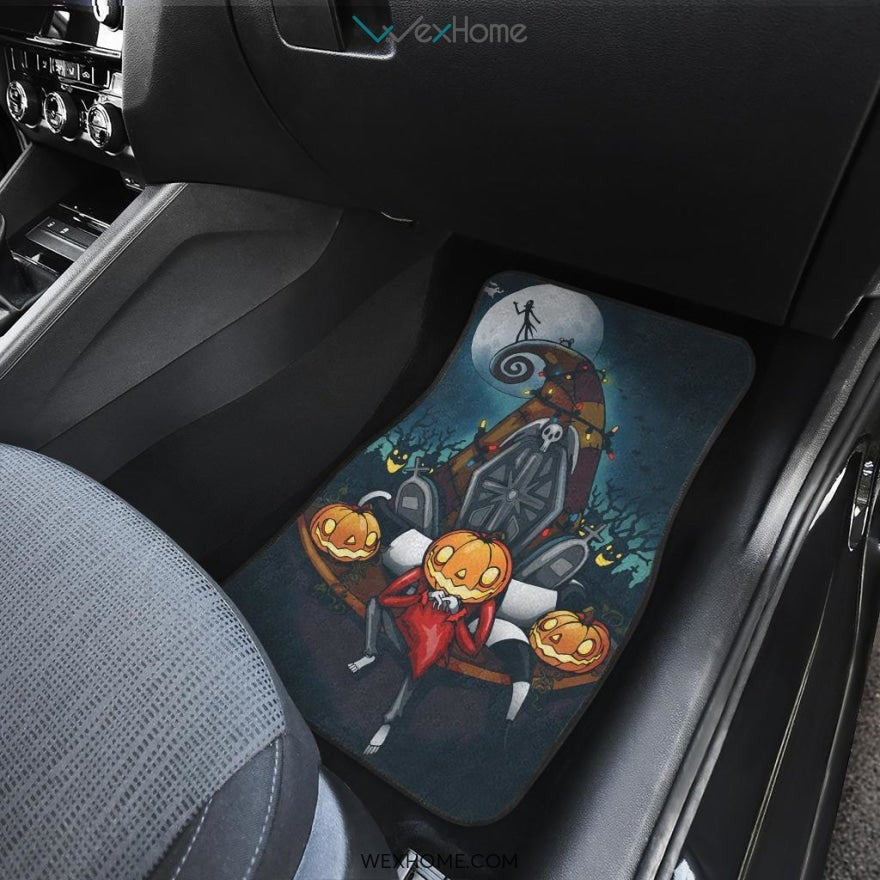 Nightmare Before Christmas Front And Back Car Mats 2 Best Car Gift 2021