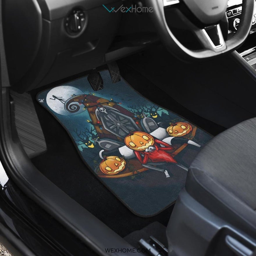 Nightmare Before Christmas Front And Back Car Mats 2 Best Car Gift 2021