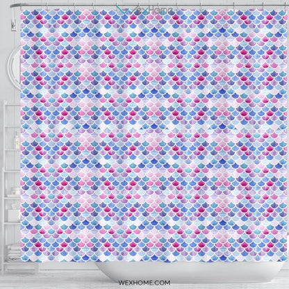 mermaid Water color Art Print Unique Design Shower Curtain