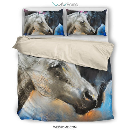 Horse HD Vintage Bedding Set