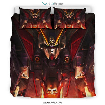 Gundam Unicorn Bedding Set - duvet cover and pillowcase set - Unique Design Amazing Gift