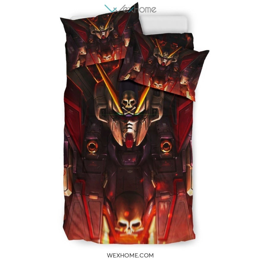 Gundam Unicorn Bedding Set - duvet cover and pillowcase set - Unique Design Amazing Gift