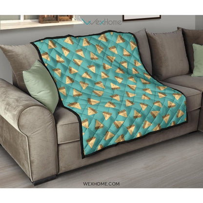Sandwich Pattern Print Design 03 Premium Quilt