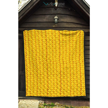 Corn Pattern Print Design 04 Premium Quilt