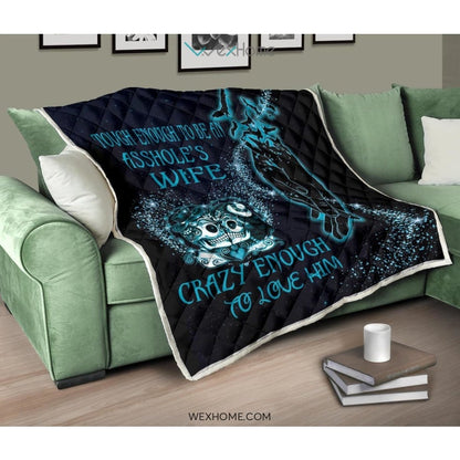Tough Enough To Be Wife Premium Quilt