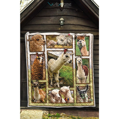 WEXHOME 3D Llama Premium Quilt