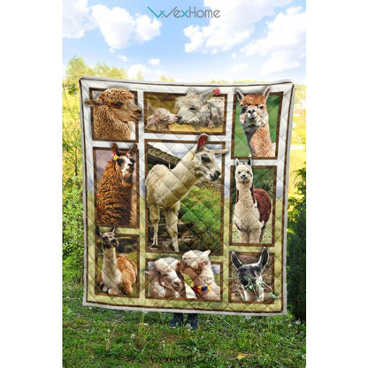 WEXHOME 3D Llama Premium Quilt