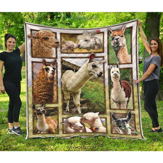 WEXHOME 3D Llama Premium Quilt